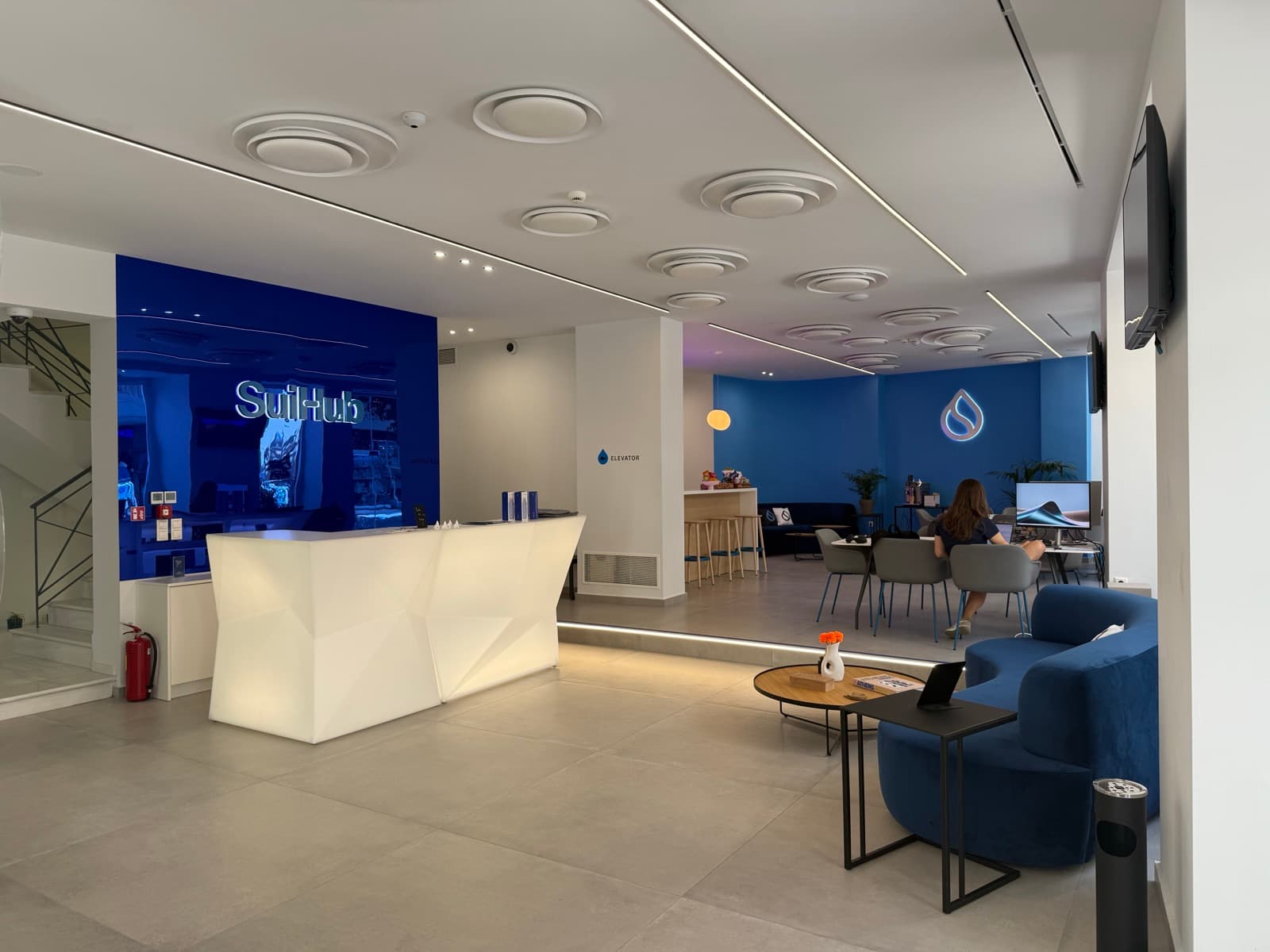 Reception and lounge